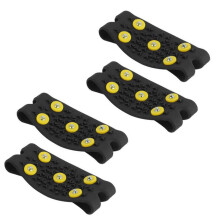 Eisstollen AntiSlip 5 Stift Schneegriffe Klettern Spikes fr Schuhe Stiefel 2pairs