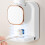 Automatic toothpaste dispenser wallmounted, electric squeezer for bathroom, 3 modes, no waste, white/green/black 2