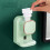 Automatic toothpaste dispenser wallmounted, electric squeezer for bathroom, 3 modes, no waste, white/green/black 3