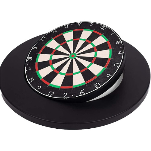 EVA Dartboard for Missing Throws, Easy Assembly, Wall Protection Black 71x45cm Ref: 1816 2