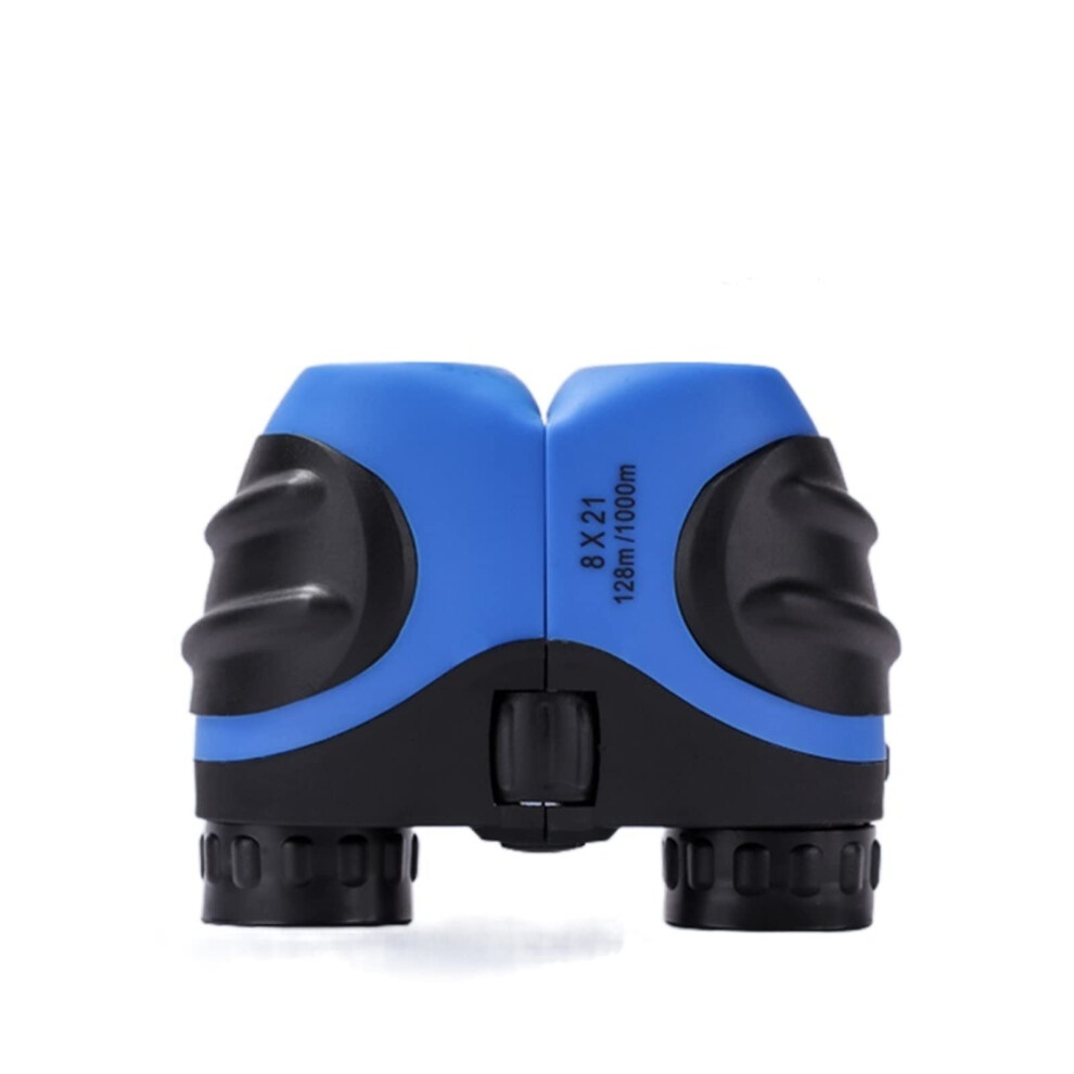 Binoculars Professional Mini Pocket Telescope Optics Compact Binoculars For Travel Bird Watching Objective Lens(Blue) (Blue) Blue 9365049364911