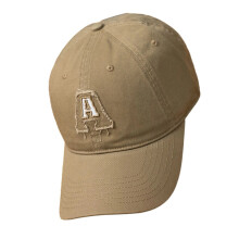 Chapeau de Baseball avec lettres brodées,-Kaki Taille Unique