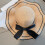 Chapeau de paille occidental élégant avec-Beige Taille Unique 6