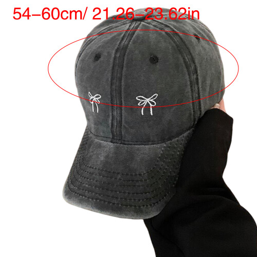 Casquette de Baseball avec nœud papillon brodé-Violet 2