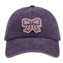 Casquettes de Baseball avec patchs à nœud papillon pour-Violet