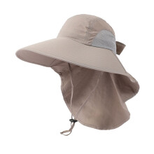 Chapeau de pêcheur unisexe, chapeau seau à-PF027 gris clair