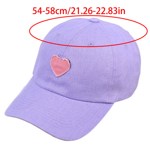 Chapeau de Baseball pour filles, chapeau avec application-Bleu 1