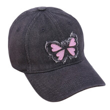 Visière extérieure chapeau adulte papillon-Gris foncé