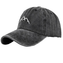 Chapeau de Baseball de montagne brodé pour adultes, chapeau-Noir