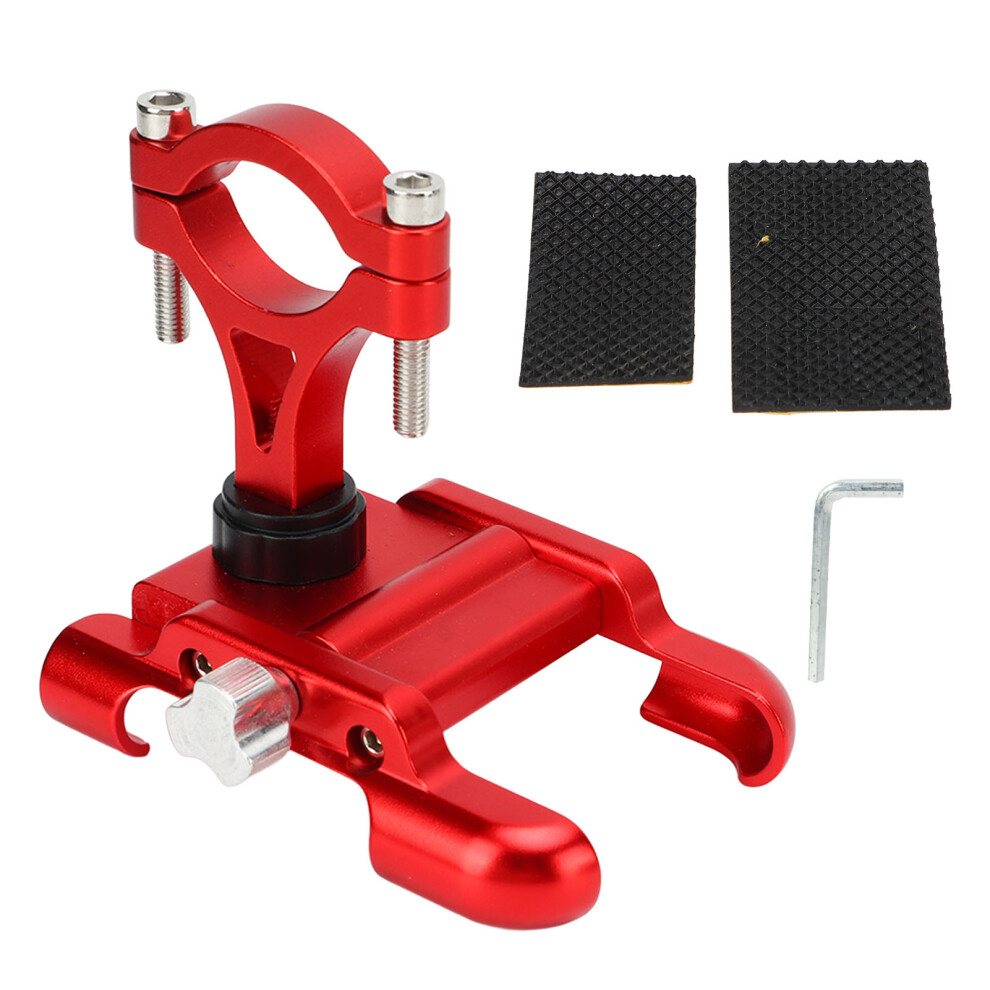 Universal Compatibility Bike Cell Phone Holder Aluminum Alloy Construction 360 Rotation Quick Install Superior Shock Absorption Non Slip Silicone Prot 9416038267635