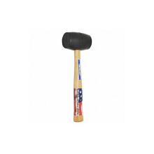 Vaughan 574-31 RM2B Solid Rubber Mallet with 2-1/4-Inch Face Diameter, Black