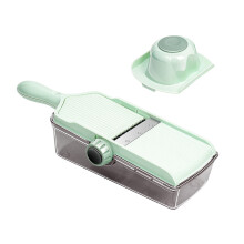Space Saving Vegetable Slicer with Container Manual Potato