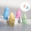2pcs Santa  Elastomer Molds for DIY Render Christmas Decoration 2