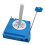 Dense Plastic Thread Roll Planner Obvious Case For-Blue 1