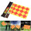 Light nylon soccer flags with high visibility and carrying bag Ref: 6573 2