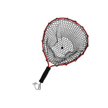 Small net for fresh and saltwater, fishing accessories, fishing net, portable, for adults red Ref: 5057