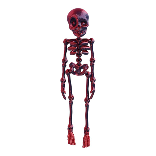 Skeleton Fridge Magnets with Articulated Joints for Kitchen-A
