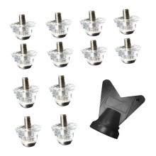 12x Football Boot Studs Rugby Studs for Sporty Trainers Sports Training, As shown Ref: 5637