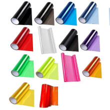 (30CM*100CM, light blue) Car Light Tint Film Set - Headlight Taillight And Brake Light Vinyl Wrap Kit Translucent Adhesive Cover