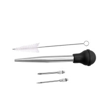 Silicone Bulb Basting Brush With Needles For Flavorful BBQ Experiences