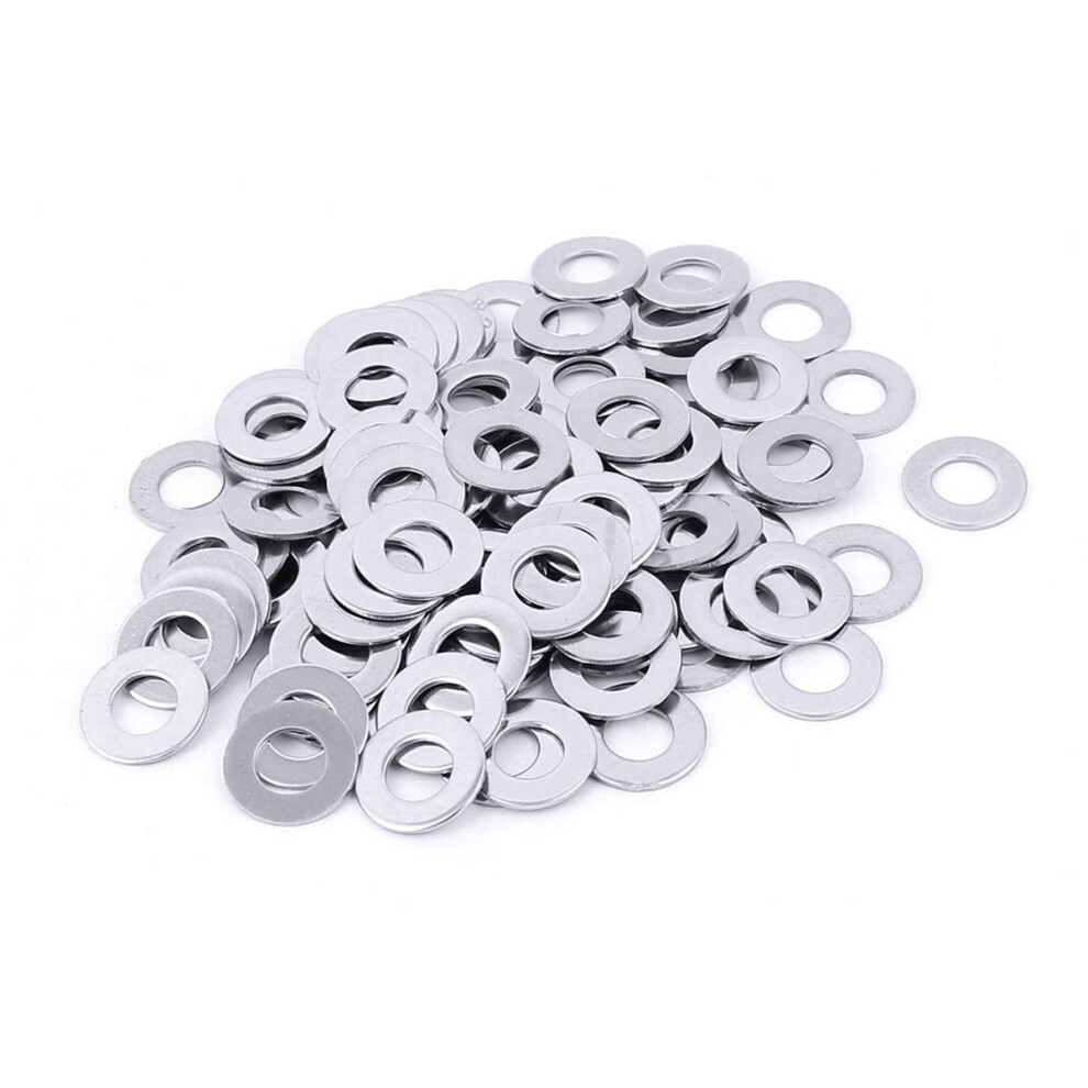 M10 Stainless Flat Finish Washer 3/4' Od (100Pcs), 18-8 (304) Stainless Steel (M10) 9365049365734