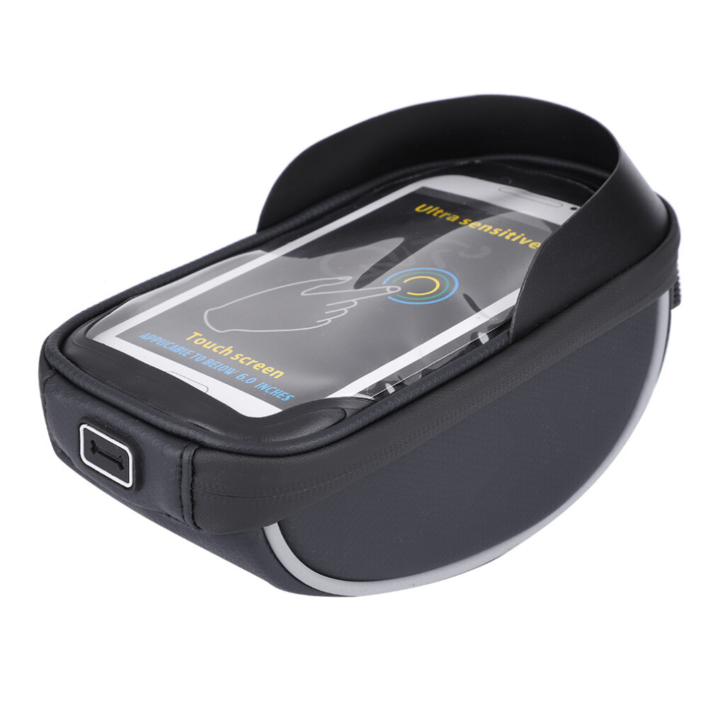 Bicycle Phone Case, Waterproof With Sensitive Touchscreen, Securely Attached To Your Bike's Frame For Devices Up To 6.0" 9416038085918