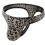 (XL, Gray leopard print) Men's Leopard Print Thong G-string Underwear 1