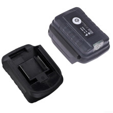 Reliable battery adapter for mobile devices with 18V lithium batteries, supports dualUSB output Ref: 4235