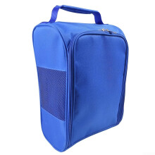 Compact and yet spacious storage bag for golf shoes, ideal for transporting shoes to the golf course or to the range, blue Ref: 4629