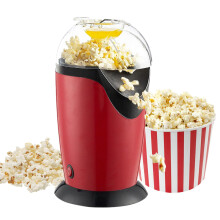 Hot Air Popcorn Popper, Oil-Free Automatic Popcorn Maker, Home Food Safe