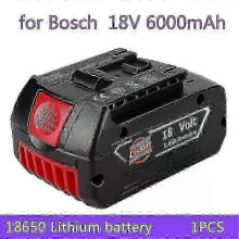 (1pcs Battery) For BOSCH 18V Original Lithium Battery Replaceable BOSCH Battery Pack 6.0AH Original Tool Rechargeable Battery Ultra long life