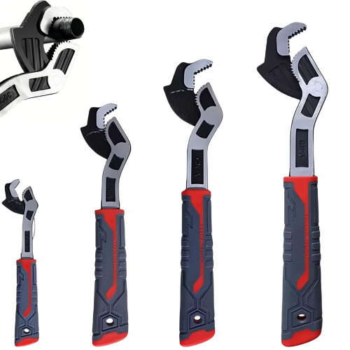 Multifunctional Self-Locking Pipe Wrench Tool, Self Adjusting Pipe Wrench