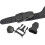 Replacement for diving fin straps  Rubber fin straps  Adjustable fin strap with quick release for divers, fin attachment black L Ref: 9439 5