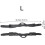 Replacement for diving fin straps  Rubber fin straps  Adjustable fin strap with quick release for divers, fin attachment black L Ref: 9439 4