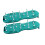 Aerator shoe pair with spikes, adjustable belt and buckle, combination tool Ref: 3882 1