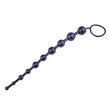 12 Inch Anal Beads Dildo Black 30cm Length Beaded Anal Toy For Rectal Play Sex Toy
