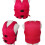 Life jacket for adults Adjustable vest Red XL 2