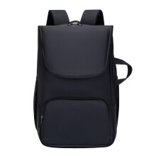 Badminton Backpack,, Separate Shoe Pocket, for 2 Racquets Black