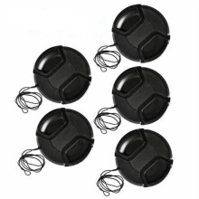 30pcs/lot 49 52 55 58 62 67 72 77 82 86mm Center Pinch Snap-on Cap Cover for Canon for Nikon for Sony Camera Lens Without Logo(86mm)