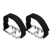 Cleats for Shoes Cleats for Shoes NonSlip Snow Boot Clips with 10 Steel Bolts Cleats for Winter for Ice Fishing Ref: 9291