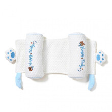 (Little Bear Baby) Newborns Baby Shaping Pillow Head Support Ergonomic Baby Pillow Prevent Flat Head Syndrome