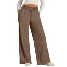 Oversized Wide Leg Sweatpants Women High Waisted Drawstring Straight Leg Sweatpants Baggy Lounge Pants with Pockets
