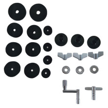 23piece drum felt pad set gray Drum Supplies felt pads