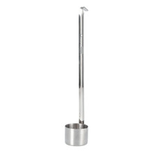 125ml Stainless Steel Soup and Sauce Ladle with Long Handle, Rust Proof, Precise Volume Measure
