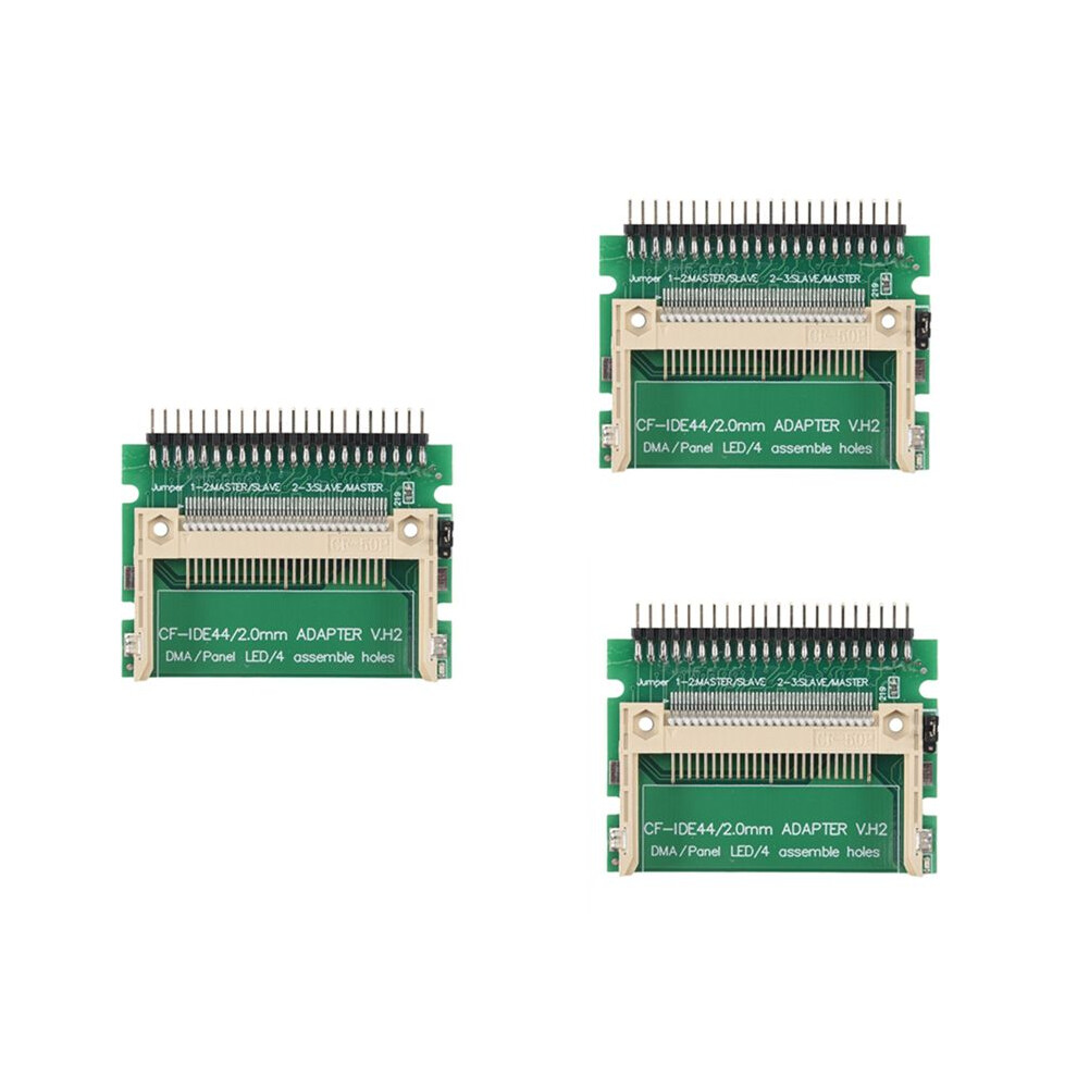 3X Compact Flash Cf Card To Ide 44Pin 2Mm Male 2.5 Inch Hdd Bootable Adapter Converter 4713517796460