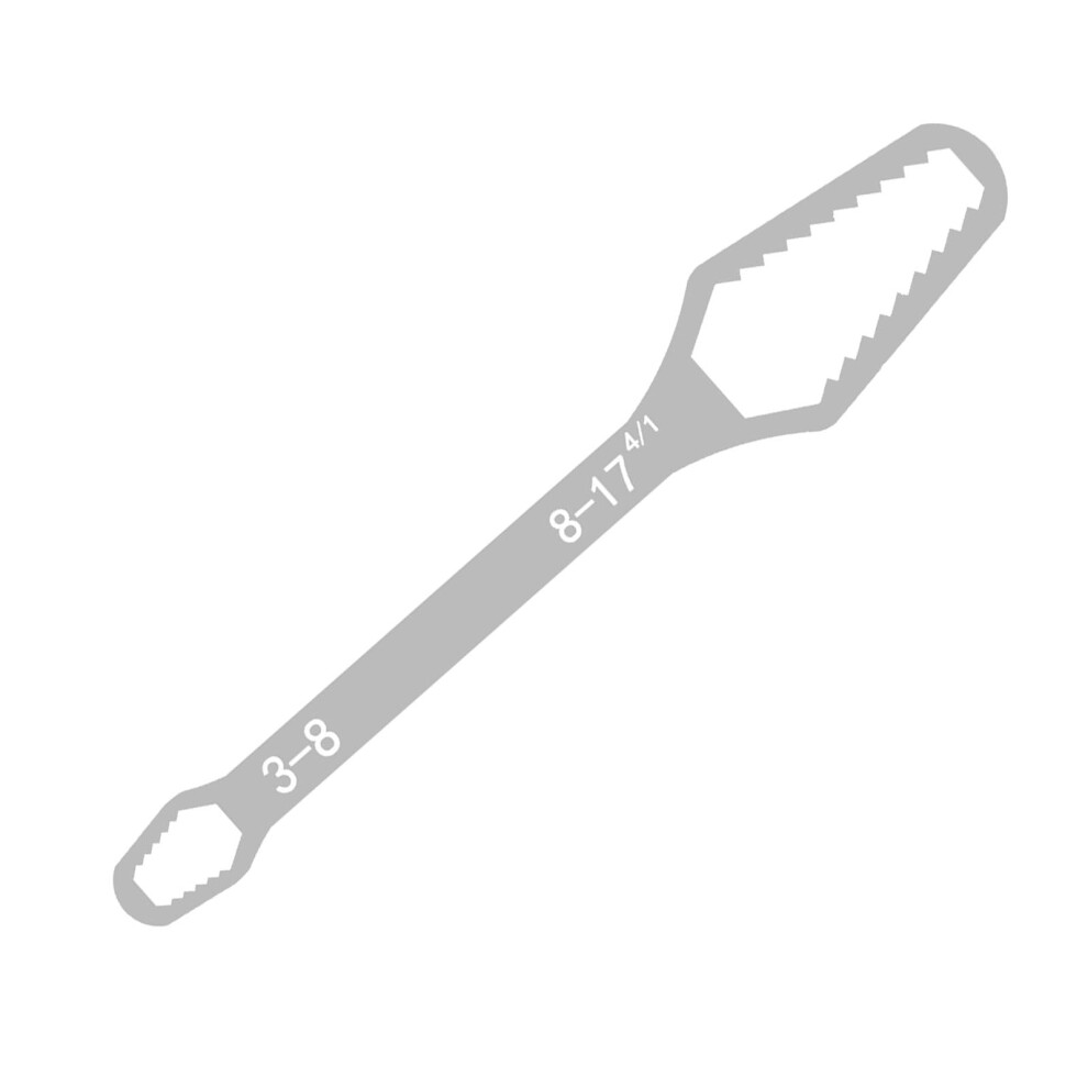 Multipurpose Torx Wrench Double Head Wrench Adjustable 3Mm 22Mm Outdoor Riding Home Use Silver 150Mm Ref: 1074 9412369419996
