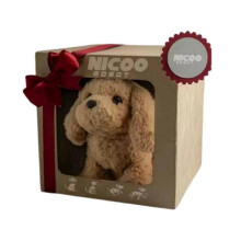 (Golden)2025 New Robot Dog for Adults, AI Robotic Dog, Nicoo - My Realistic Robot Puppy That Acts Like a Real Puppy - Walking, Barking, Tail Wagging