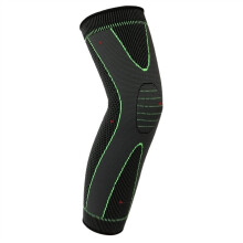 1 Pair Soft Silica Gel S Proof and Air Permeable Nylon Knitted Sports Knee Protector, Kneecap Brace