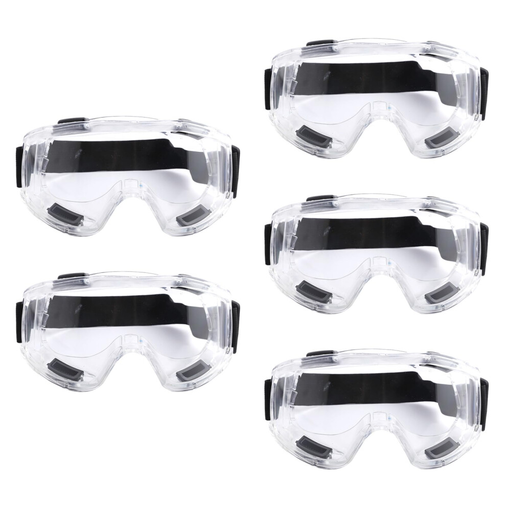 Anti-Fog Safety Goggles Protective Glasses Wide-Vision Adjustable Chemical Splash Eye Protection 9365049368940