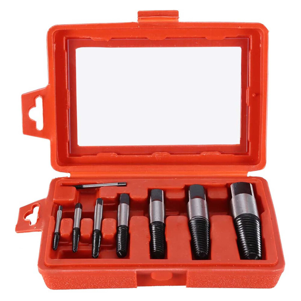 8Pcs Broken Damaged Water Pipe Screw Screw Screw Extraction Remover Easy Out Set Set 9365049370141